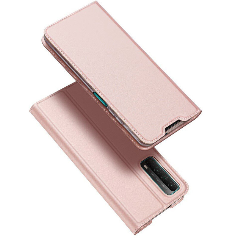 

Чохол-книжка Dux Ducis з кишенею для візиток для Huawei P Smart (2021) (Rose Gold)