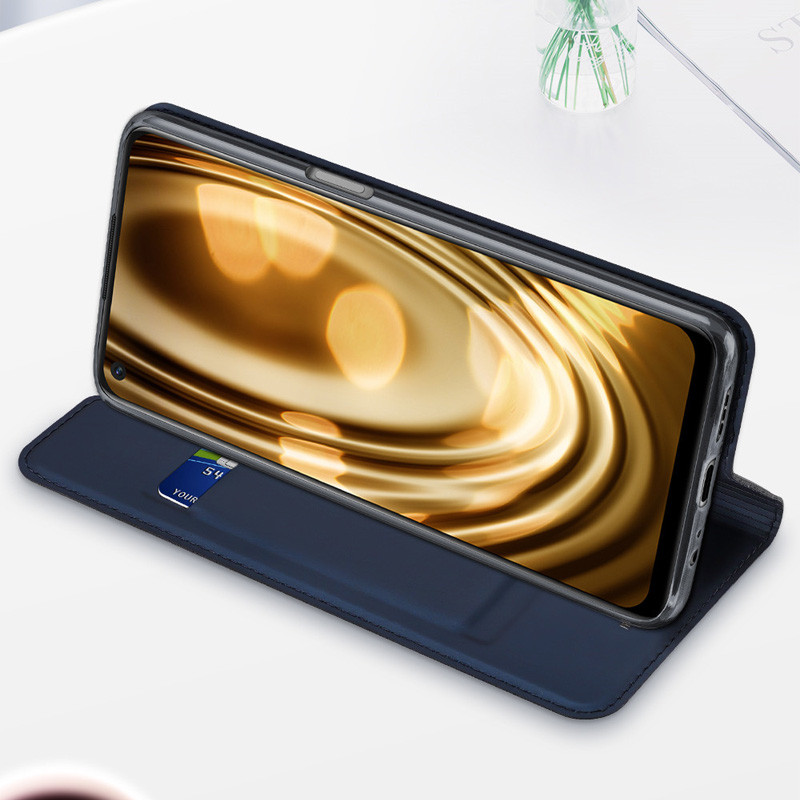 

Чехол-книжка Dux Ducis с карманом для визиток для Oppo A32 Синий (165078)