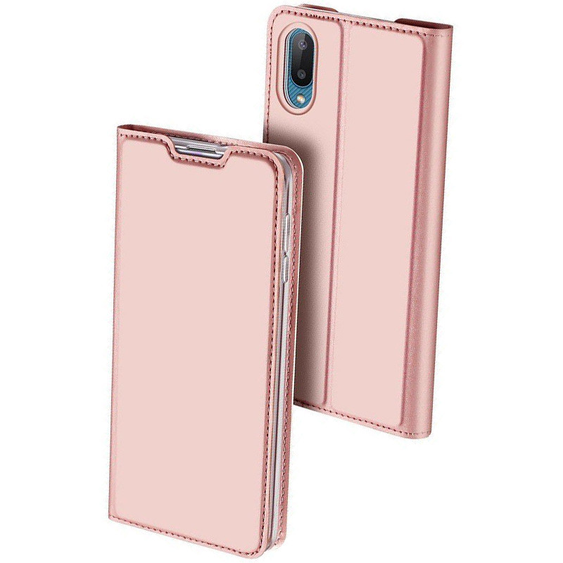 

Чехол-книжка Dux Ducis с карманом для визиток для Samsung Galaxy A02 Rose Gold (167174)