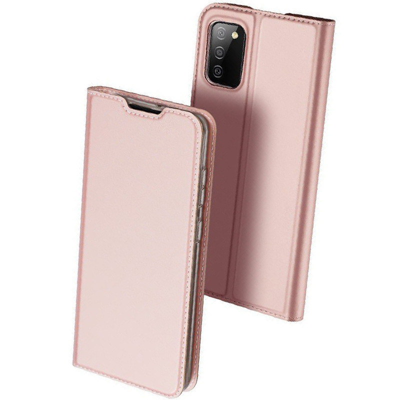 

Чехол-книжка Dux Ducis с карманом для визиток для Samsung Galaxy A02s Rose Gold (164114)
