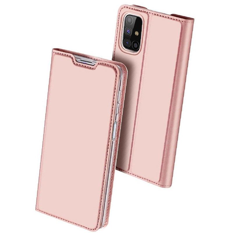 

Чехол-книжка Dux Ducis с карманом для визиток для Samsung Galaxy M51 Rose Gold (148464)