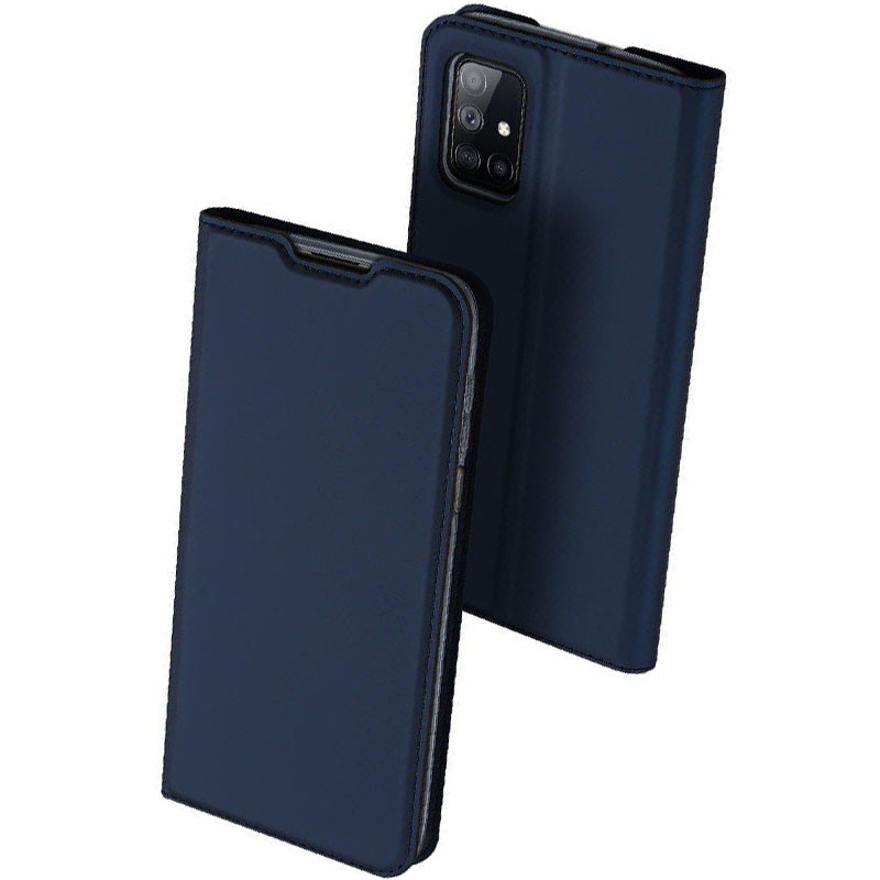 

Чохол-книжка Dux Ducis з кишенею для візиток для Samsung Galaxy M51 (Синій)