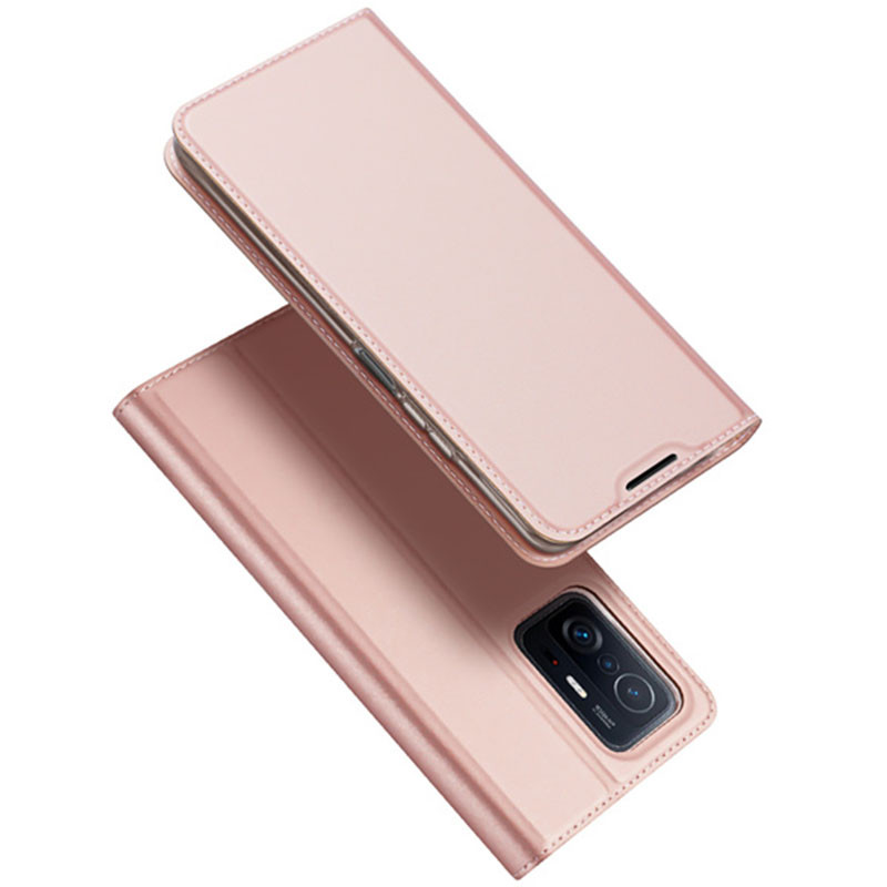 

Чохол-книжка Dux Ducis з кишенею для візиток для Xiaomi 11T Pro (Rose Gold)