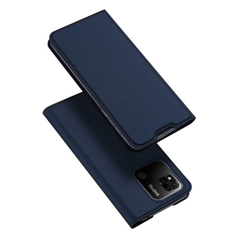 

Чехол-книжка Dux Ducis с карманом для визиток для Xiaomi Poco C40 Синий (222500)