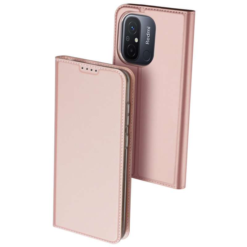 

Чехол-книжка Dux Ducis с карманом для визиток для Xiaomi Poco C55 Rose Gold (249614)