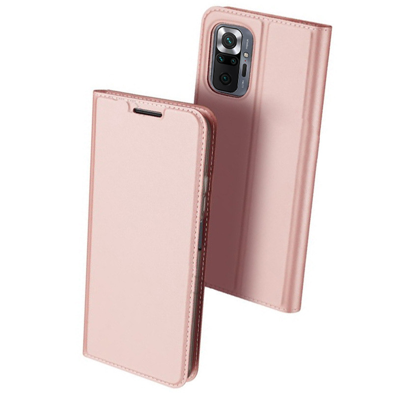 

Чехол-книжка Dux Ducis с карманом для визиток для Xiaomi Redmi Note 10 Pro / 10 Pro Max Rose Gold (167196)