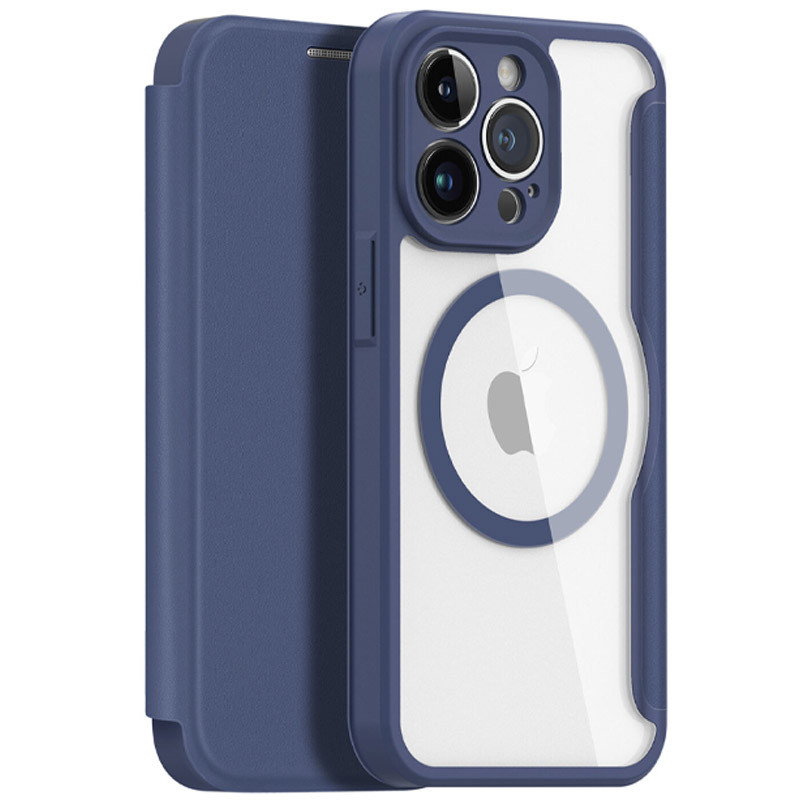 

Чехол-книжка Dux Ducis Skin X Pro with MagSafe для Apple iPhone 15 Pro (6.1") Blue (255422)