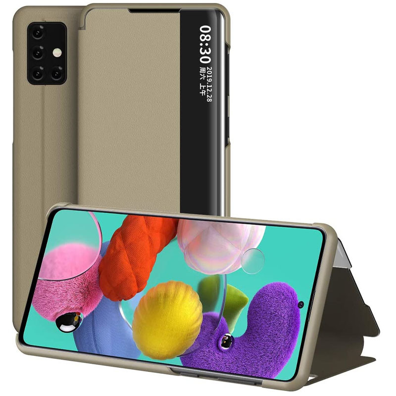 

Чохол-книжка Smart View Cover для для Samsung Galaxy A71 (Золотий)