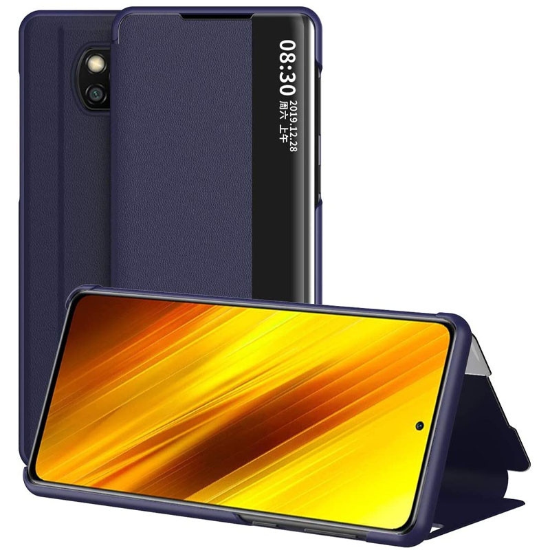 

Чехол-книжка Smart View Cover для Xiaomi Poco X3 NFC / Poco X3 Pro Синий (166191)