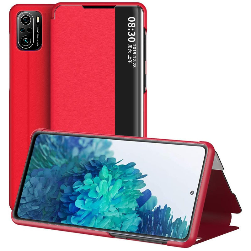 

Чехол-книжка Smart View Cover для Xiaomi Redmi K40 / K40 Pro / K40 Pro+ / Poco F3 / Mi 11i Красный (166195)