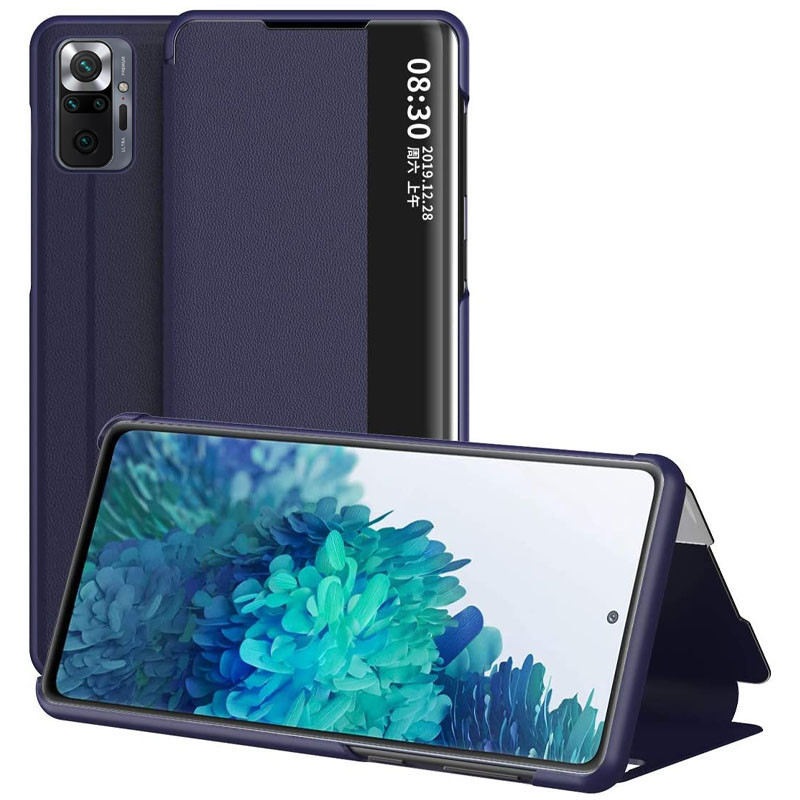 

Чехол-книжка Smart View Cover для Xiaomi Redmi Note 10 Pro / 10 Pro Max Синий (168582)