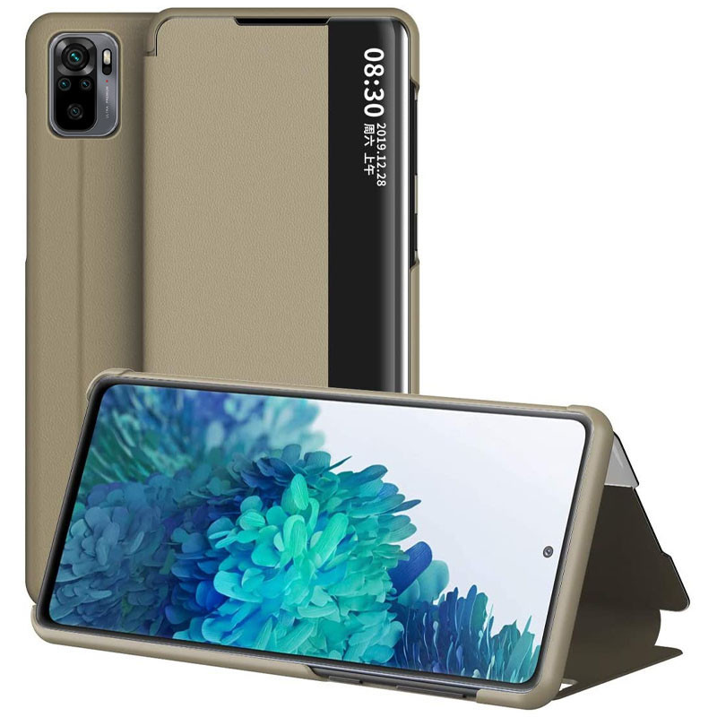 

Чехол-книжка Smart View Cover для Xiaomi Redmi Note 10 / Note 10s Золотой (168573)