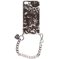 Чехол Metallik с серебристой цепочкой для Apple iPhone 7 plus / 8 plus (5.5")