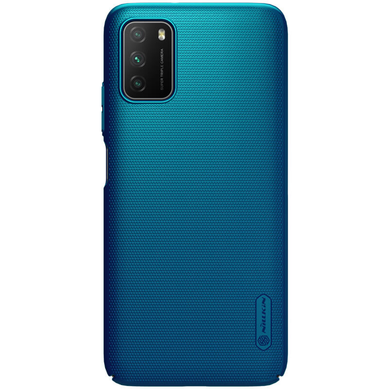 

Чохол Nillkin Matte для Xiaomi Poco M3 (Бірюзовий / Peacock blue)