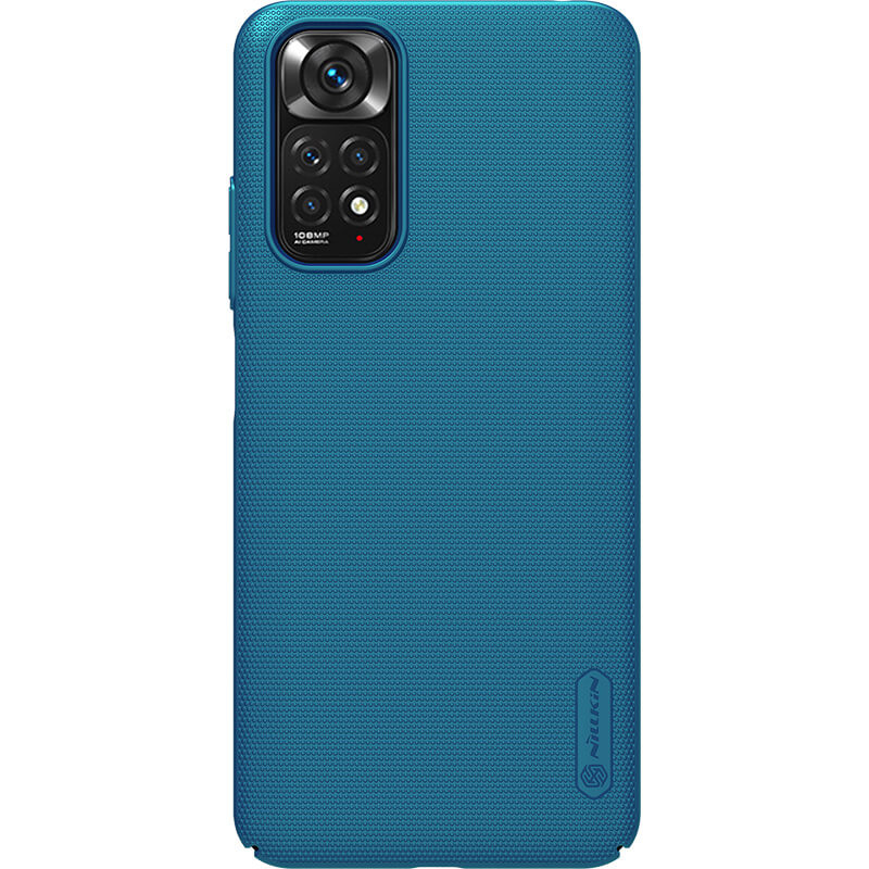 

Чехол Nillkin Matte для Xiaomi Redmi Note 11 (Global) / Note 11S Бирюзовый / Peacock blue (210170)