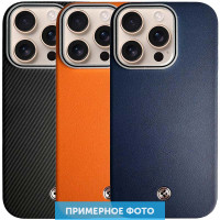 Чехол PC+Leather SGP with MagSafe для Apple iPhone 16 Plus (6.7")