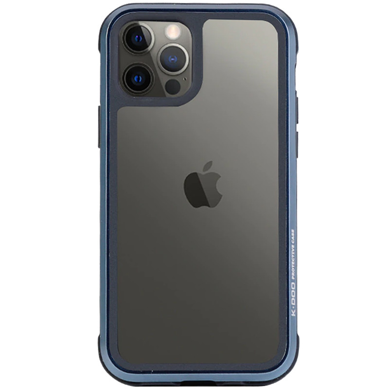 

Чехол PC+TPU+Metal K-DOO Ares для Apple iPhone 12 Pro / 12 (6.1") Синий (168370)
