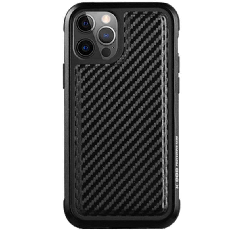 

Чехол PC+TPU+Metal K-DOO MARS Series для Apple iPhone 13 Pro Max (6.7") Carbon Black (200324)
