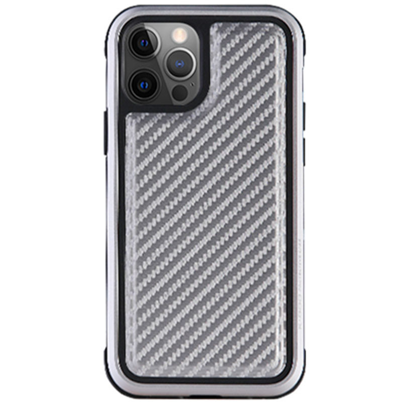 

Чехол PC+TPU+Metal K-DOO MARS Series для Apple iPhone 13 Pro Max (6.7") Carbon Silver (200327)