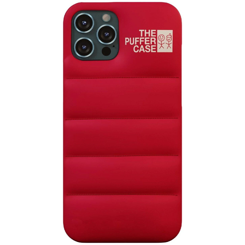 

Чохол-пуховик Puffer case для Apple iPhone 12 (Червоний)