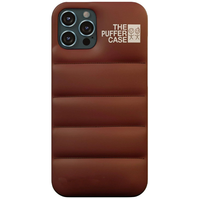 

Чохол-пуховик Puffer case для Apple iPhone 12 Pro Max (Коричневий)