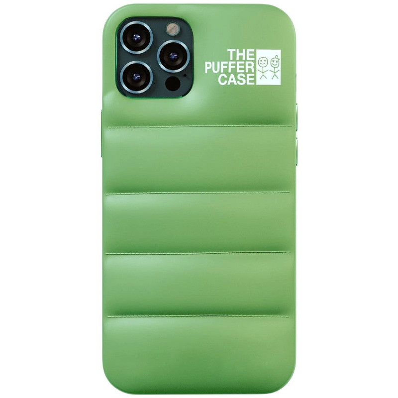 

Чохол-пуховик Puffer case для Apple iPhone 13 Pro Max (6.7") (Зелений)