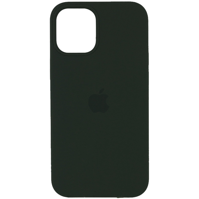 

Чехол Silicone Case (AA) для Apple iPhone 12 Pro / 12 (6.1") Зеленый / Black Green (152735)