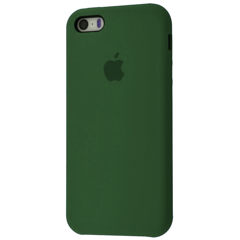 

Чехол Silicone Case (AA) для Apple iPhone 5/5S/SE Зеленый / Dark Olive (156295)