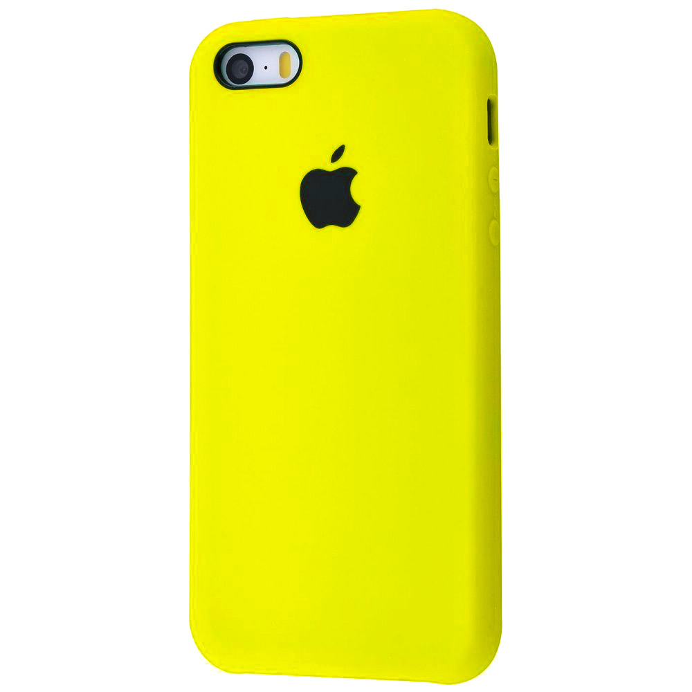 

Чехол Silicone Case (AA) для Apple iPhone 5/5S/SE Желтый / Neon Yellow (153774)