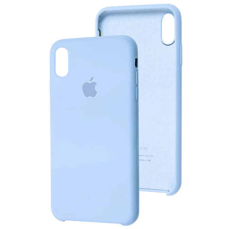 

Чохол Silicone Case (AA) для Apple iPhone XS (5.8") (Блакитний / Baby Blue)