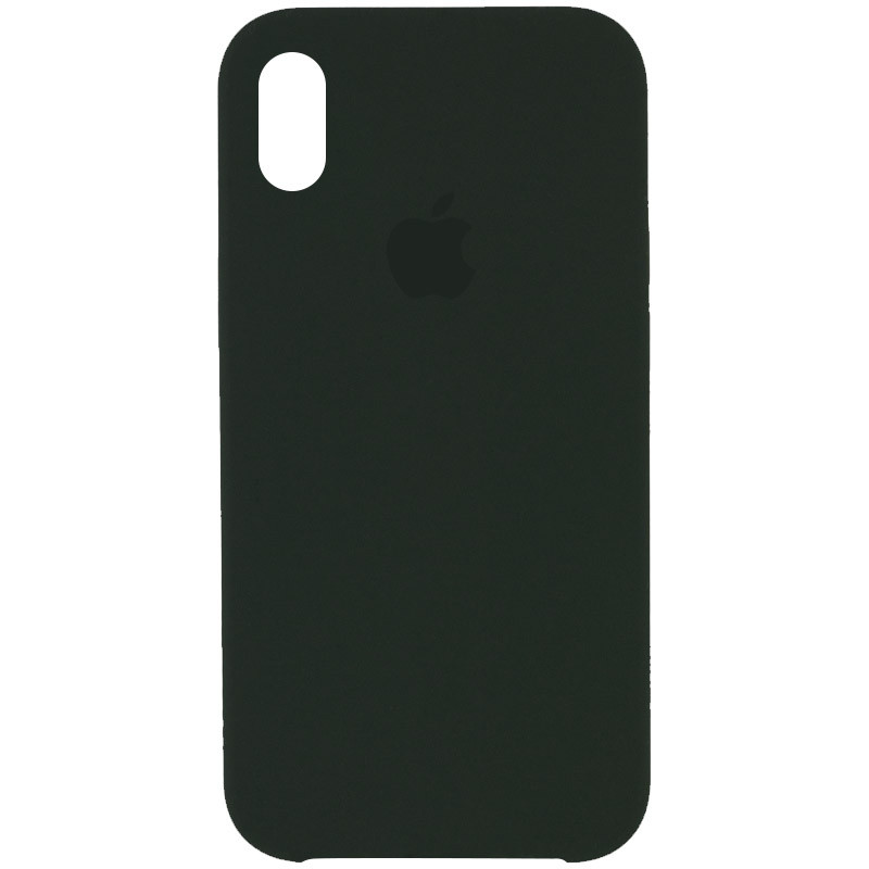 

Чехол Silicone Case (AA) для Apple iPhone X (5.8") / XS (5.8") Зеленый / Black Green (163254)