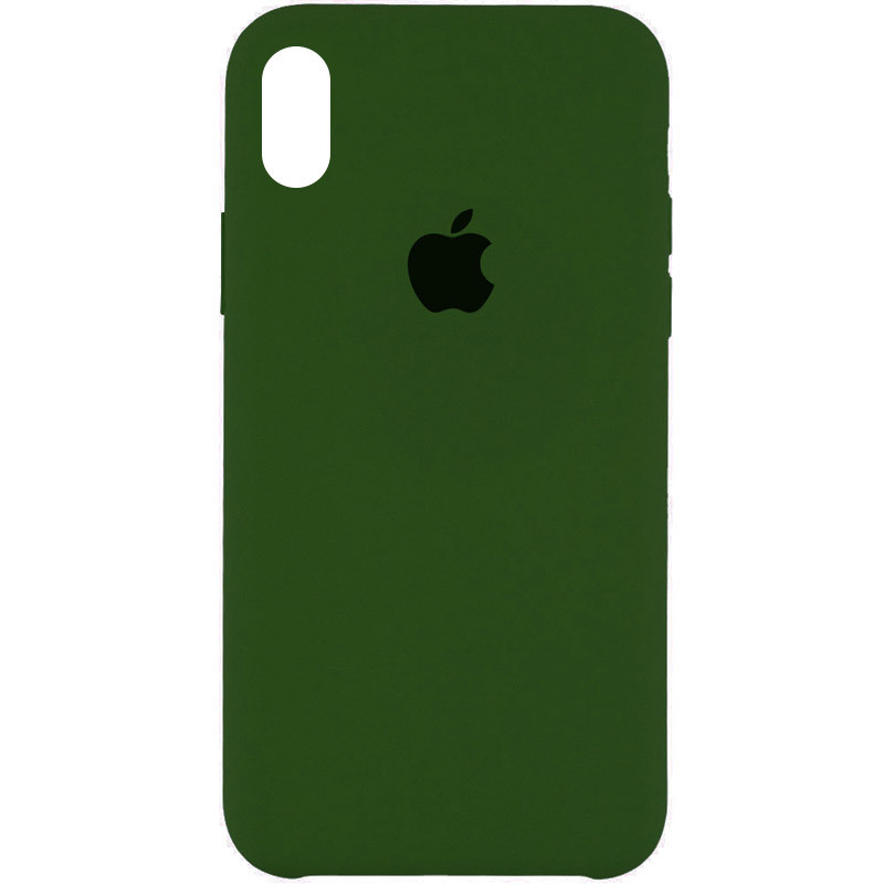 

Чехол Silicone Case (AA) для Apple iPhone X (5.8") Зеленый / Dark Olive (156302)