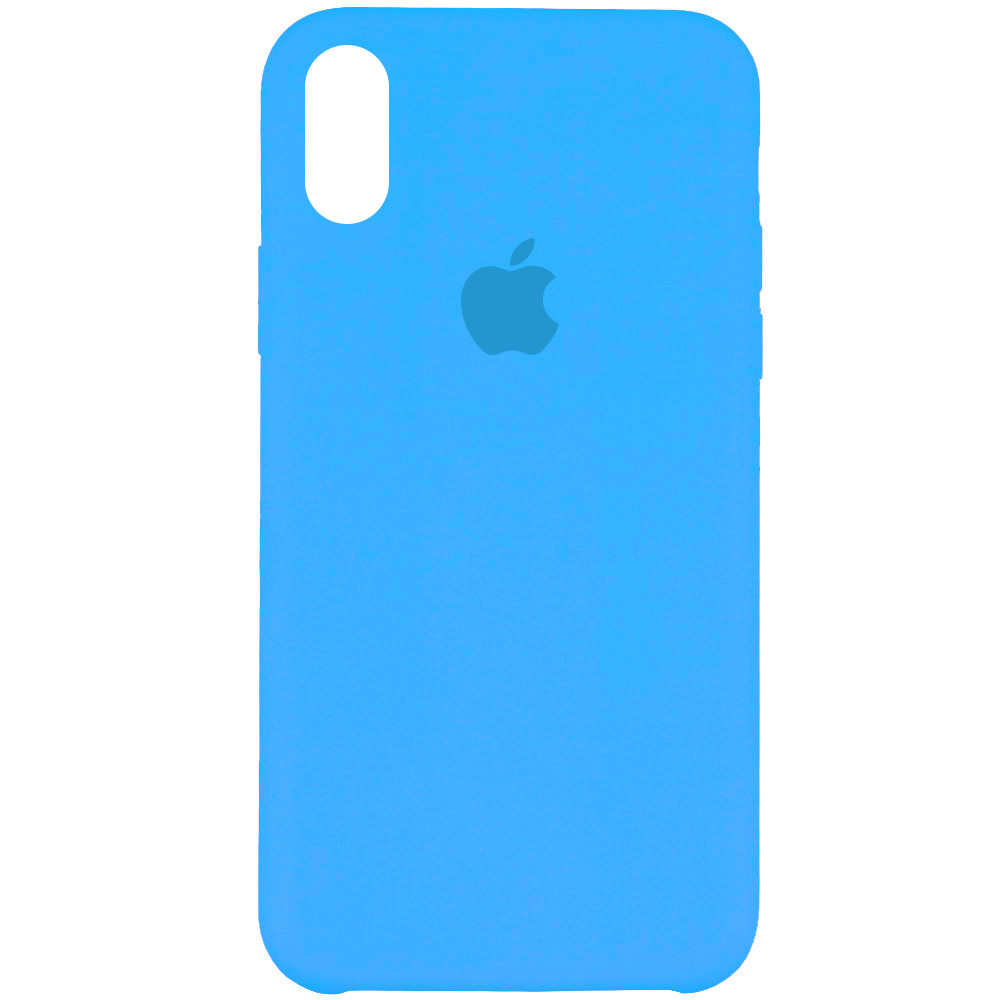 

Чохол Silicone Case (AA) для Apple iPhone XS Max (6.5") (Блакитний / Blue)