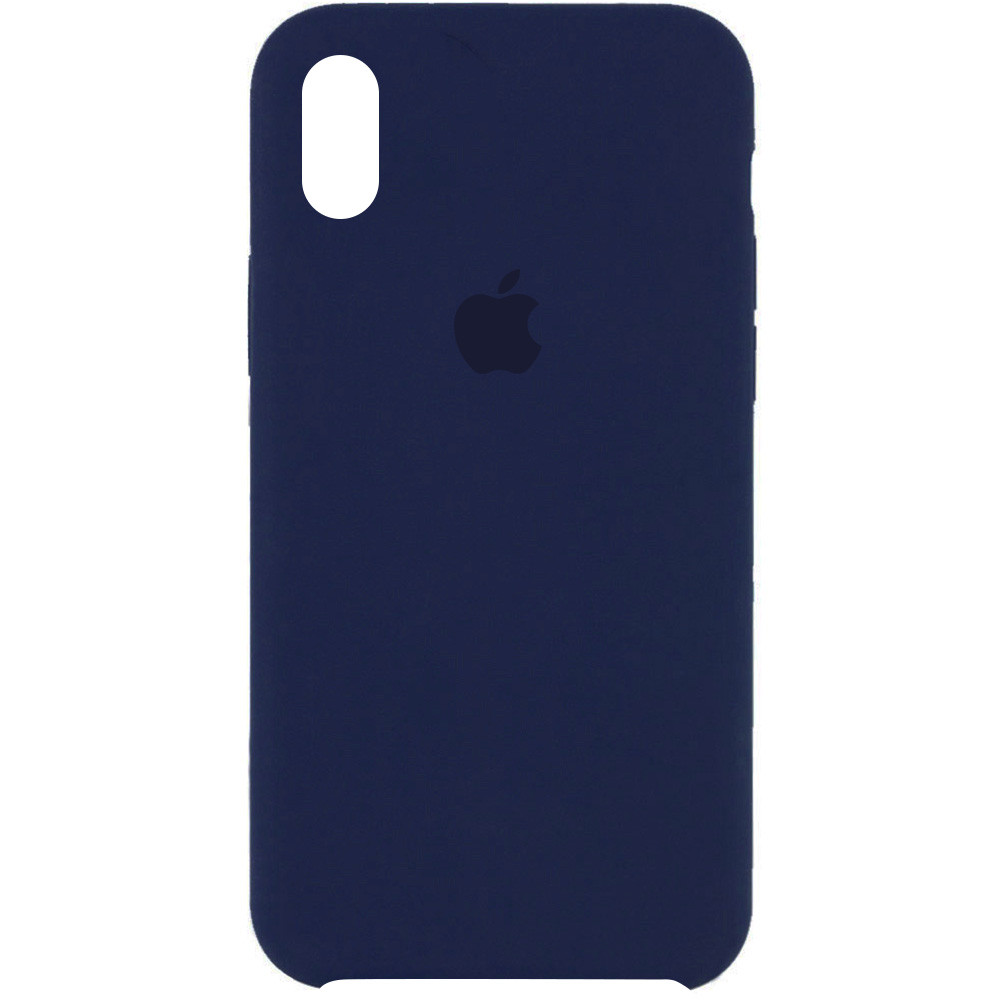 

Чохол Silicone Case (AA) для Apple iPhone XS Max (6.5") (Синій / Deep navy)