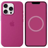 Чехол Silicone case (AAA) full with Magsafe and Animation для Apple iPhone 16 Pro (6.3")