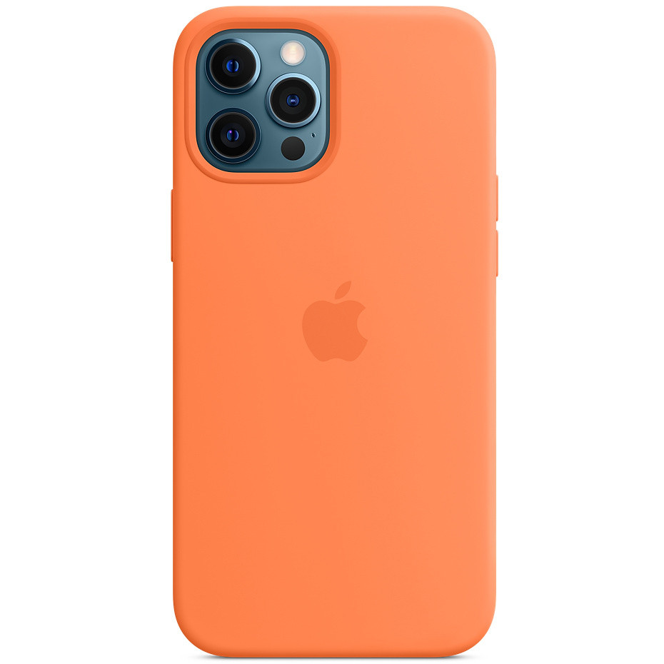 

Чехол Silicone case (AAA) full with Magsafe для Apple iPhone 12 Pro Max (6.7") Оранжевый / Kumquat (165064)