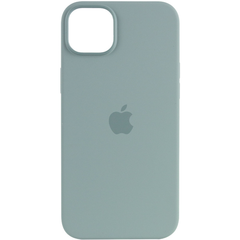 

Чехол Silicone case (AAA) full with Magsafe для Apple iPhone 14 Pro Max (6.7") Бирюзовый / Succulent (223079)