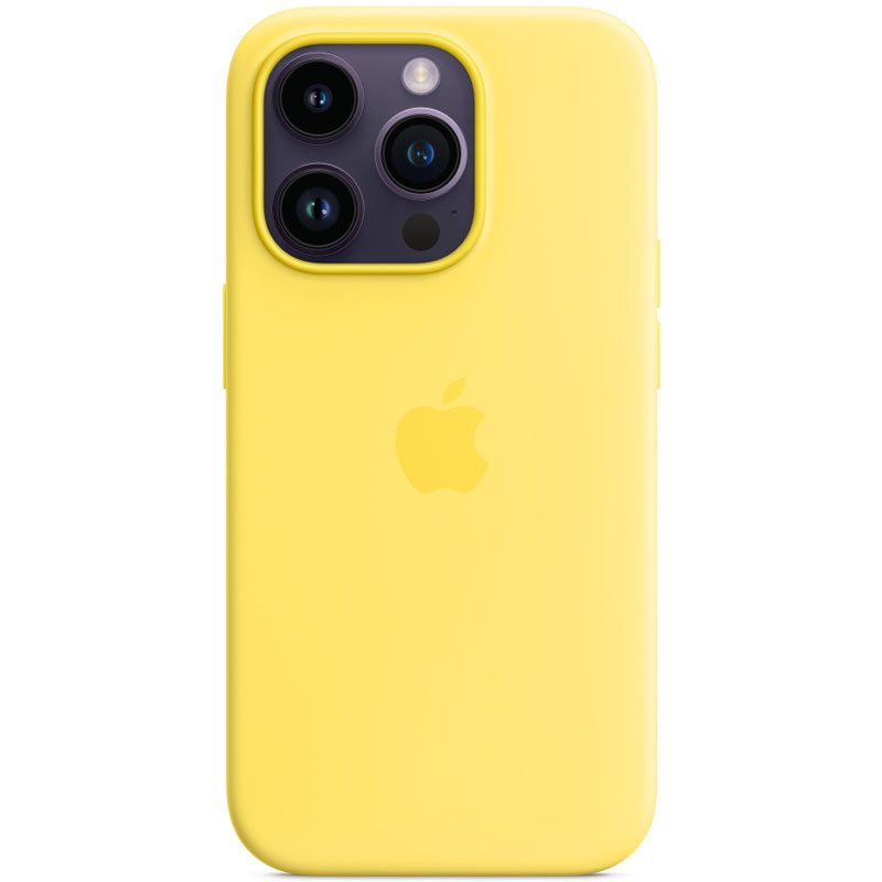 

Чехол Silicone case (AAA) full with Magsafe для Apple iPhone 14 Pro Max (6.7") Желтый / Canary Yellow (247517)