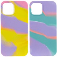 Чехол Silicone case full Aquarelle для Apple iPhone 12 Pro / 12 (6.1")