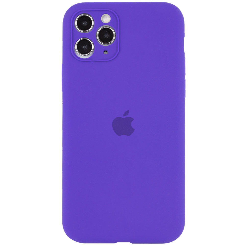 

Чехол Silicone Case Full Camera Protective (AA) для Apple iPhone 11 Pro (5.8") Фиолетовый / Ultra Violet (148534)