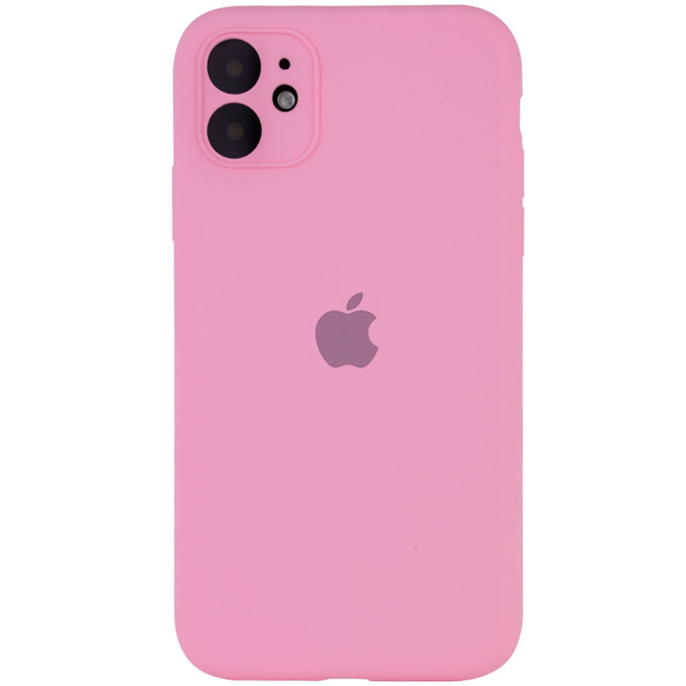 

Чохол Silicone Case Full Camera Protective (АА) для Apple iPhone 12 mini (Рожевий / Light pink)