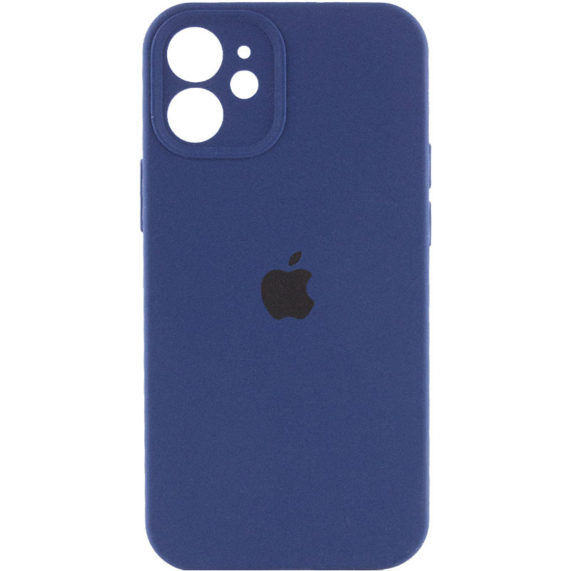 

Чохол Silicone Case Full Camera Protective (АА) для Apple iPhone 12 mini (Синій / Deep navy)