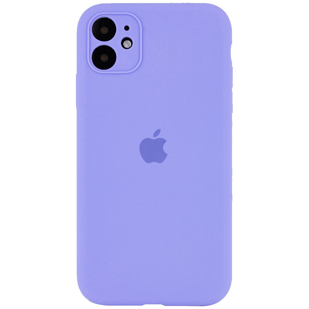

Чохол Silicone Case Full Camera Protective (АА) для Apple iPhone 12 mini (Бузковий / Dasheen)