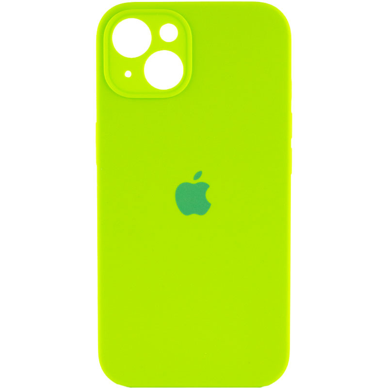 

Чехол Silicone Case Full Camera Protective (AA) для Apple iPhone 13 mini (5.4") Салатовый / Neon green (195366)