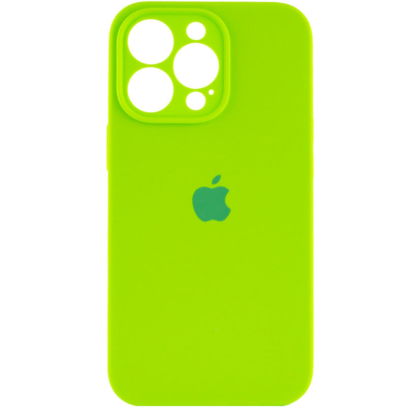 

Чехол Silicone Case Full Camera Protective (AA) для Apple iPhone 13 Pro (6.1") Салатовый / Neon green (195342)