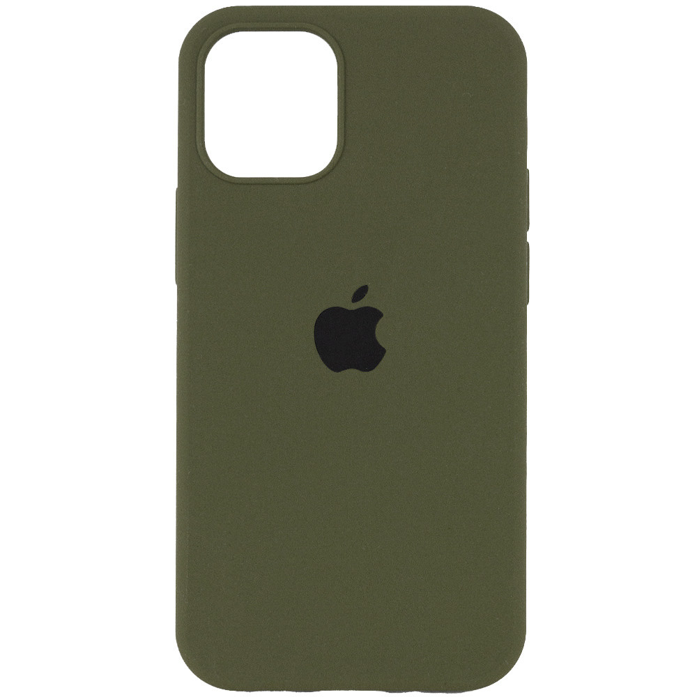 

Чохол Silicone Case Full Protective (AA) для Apple iPhone 12 mini (Зелений / Dark Olive)