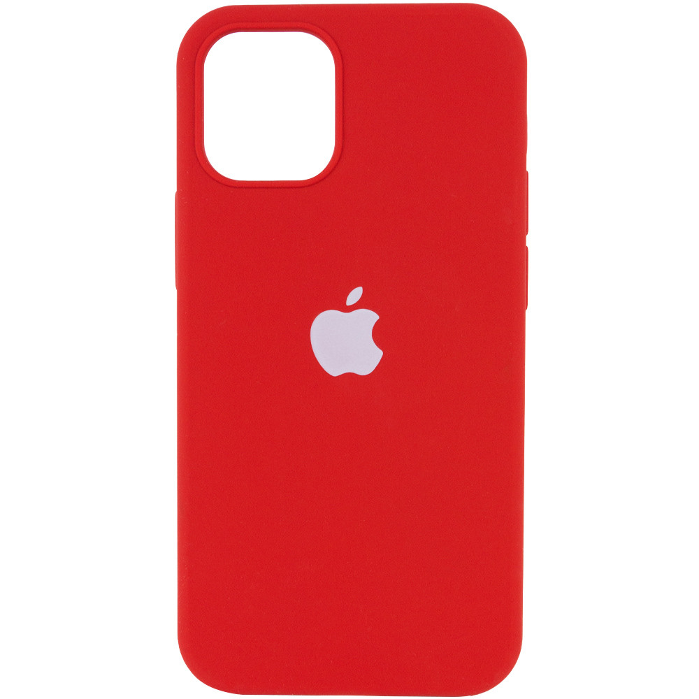 

Чехол Silicone Case Full Protective (AA) для Apple iPhone 13 (6.1") Красный / Dark Red (190863)