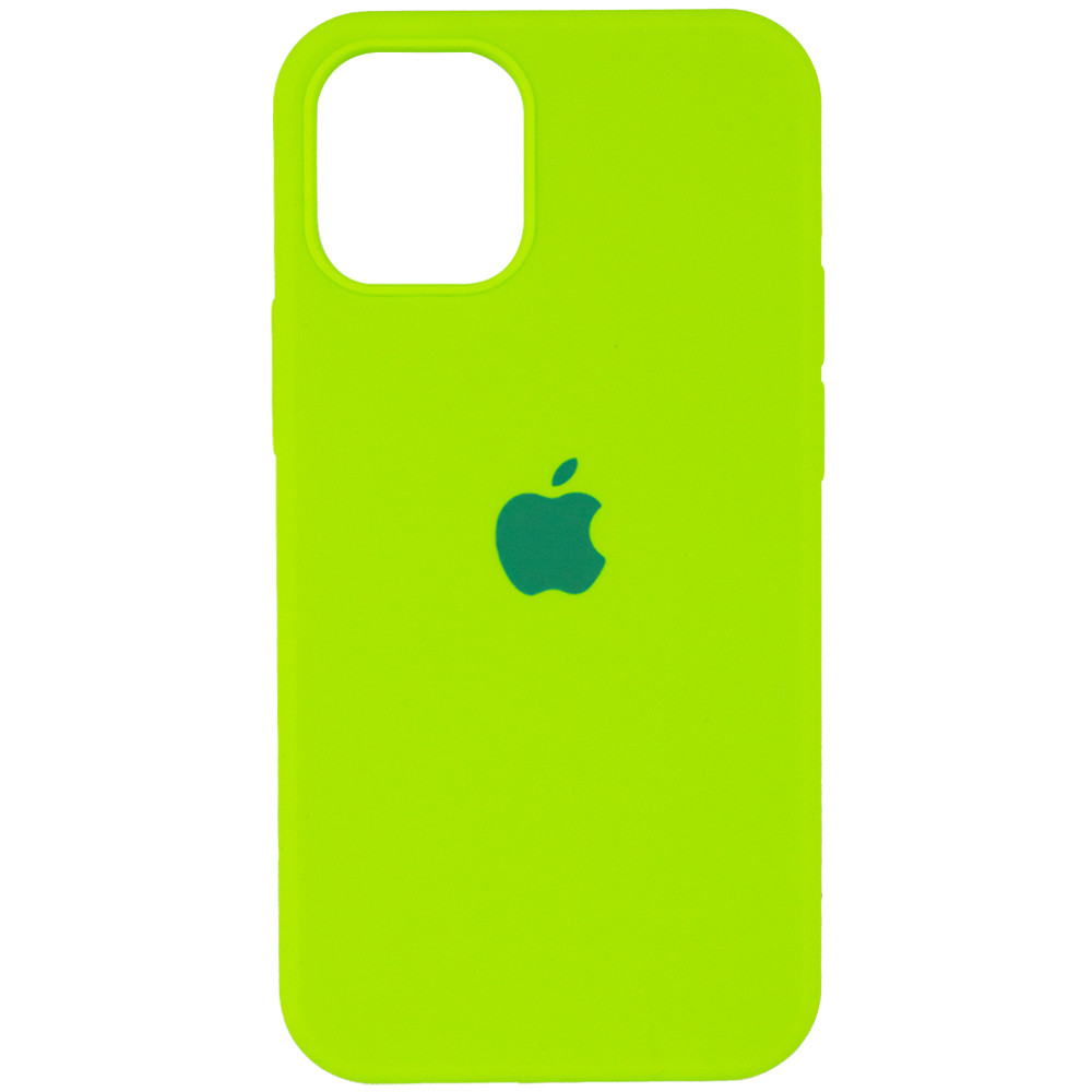 

Чехол Silicone Case Full Protective (AA) для Apple iPhone 13 (6.1") Салатовый / Neon Green (190886)