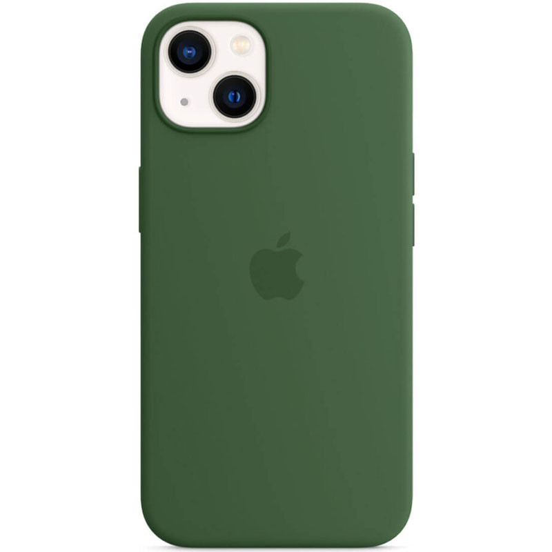 

Чехол Silicone Case Full Protective (AA) для Apple iPhone 13 (6.1") Зеленый / Clover (213909)