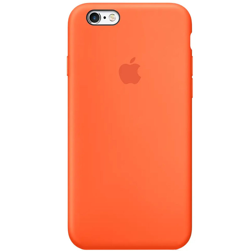 

Чехол Silicone Case Full Protective (AA) для Apple iPhone 6/6s (4.7") Оранжевый / Electric Orange (194036)